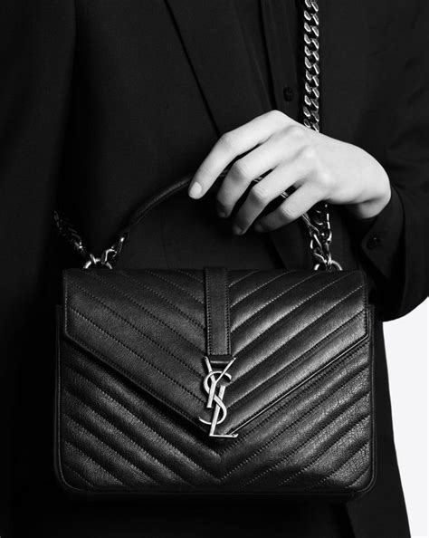 ysl college mini matelassé bag black|medium YSL envelope bag.